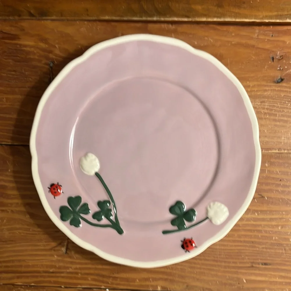 Anthropologie Faye Dessert Plates - set of 4 - NWT - Picture 5 of 6